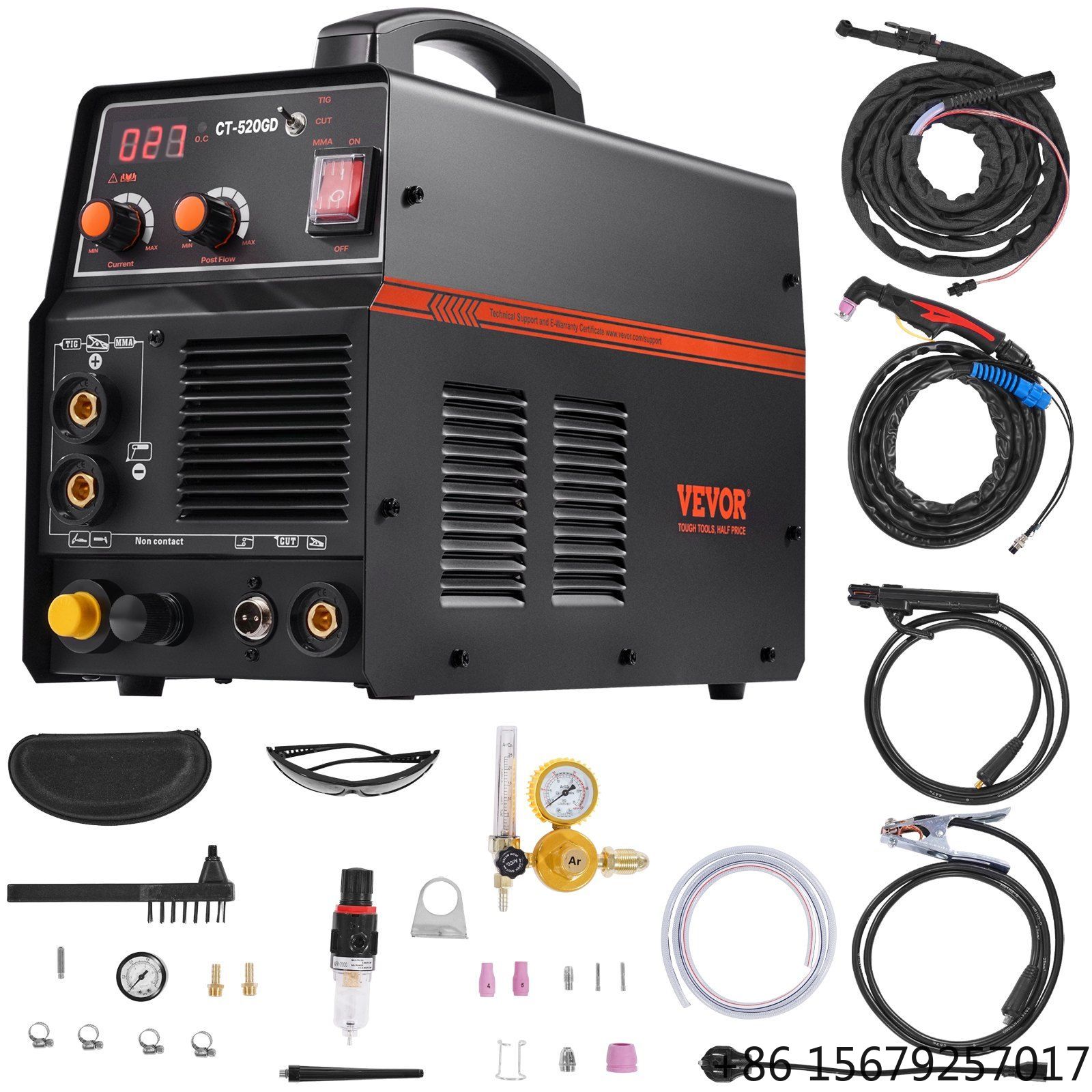 Plasma Cutter 3 In 1 Tig Mma - Saldatrice 3 in 1 CT-520GD TIG/MMA