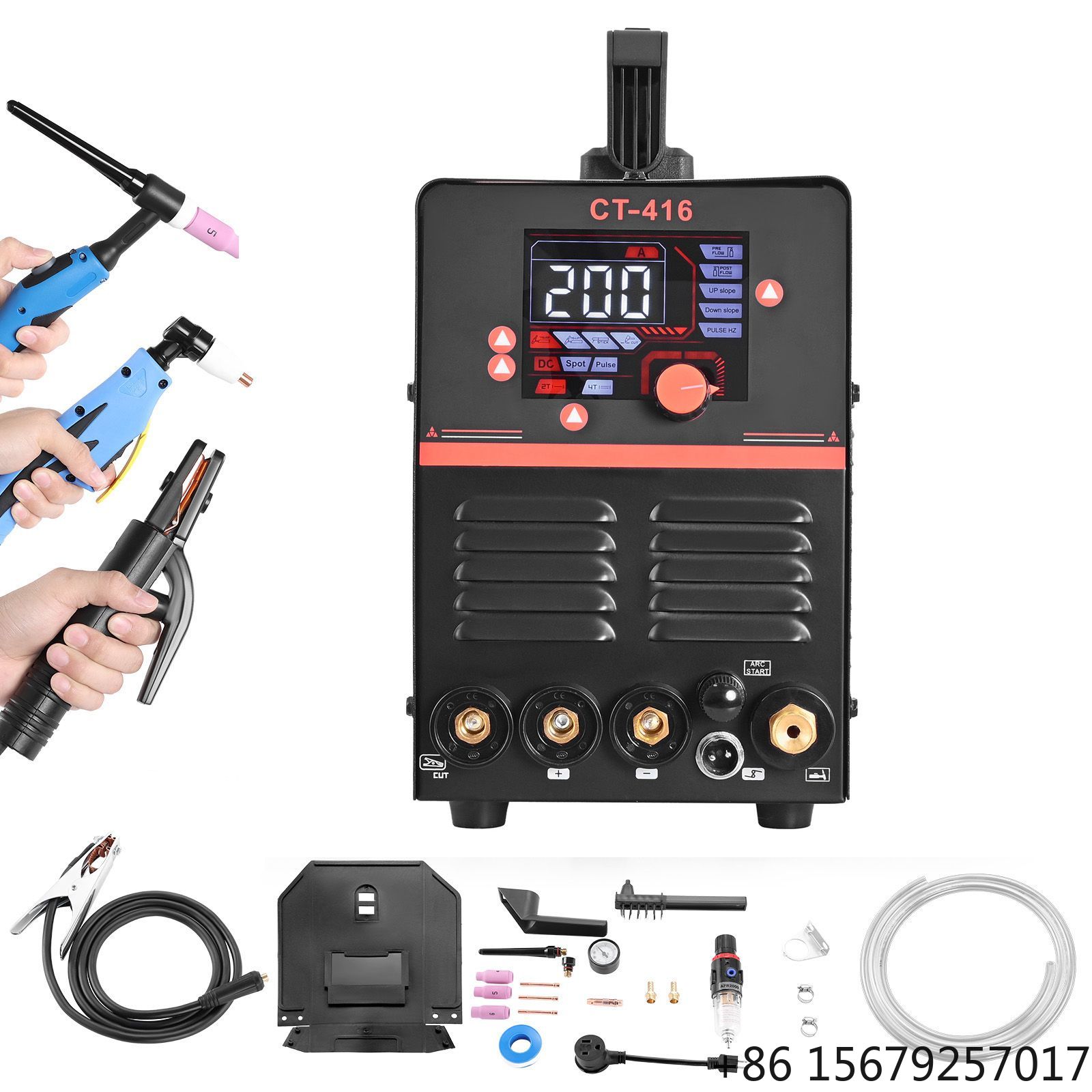 Plasma Cutter 3 In 1 Tig Mma - Saldatrice Combo 3 in 1 Digitale