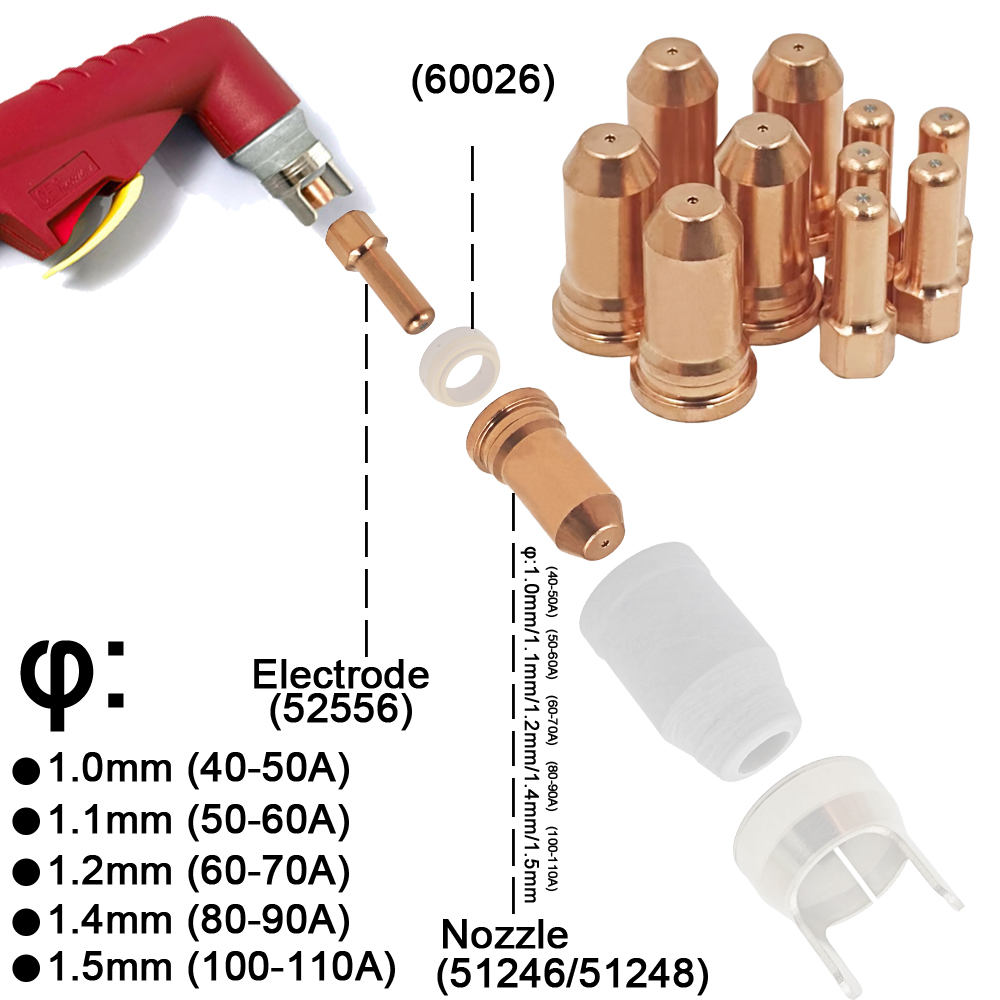 PT-100 PT100 IPT-100 PTM-100 E - Plasma Cutter Torch Consumables recensione e prezzo