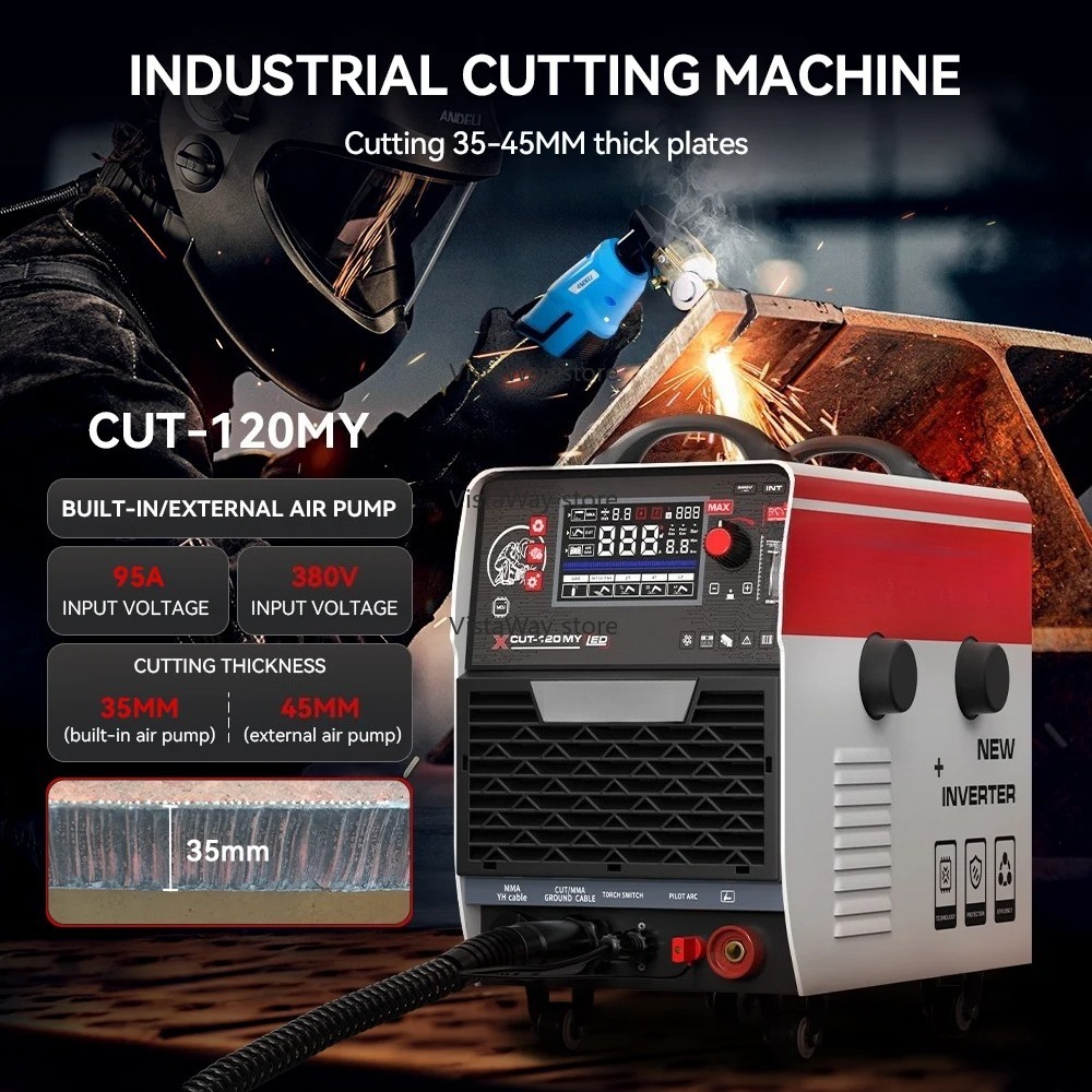 CUT 120 380V CNC Pompa incorpo - Plasma Cutting Machine 120A recensione e prezzo