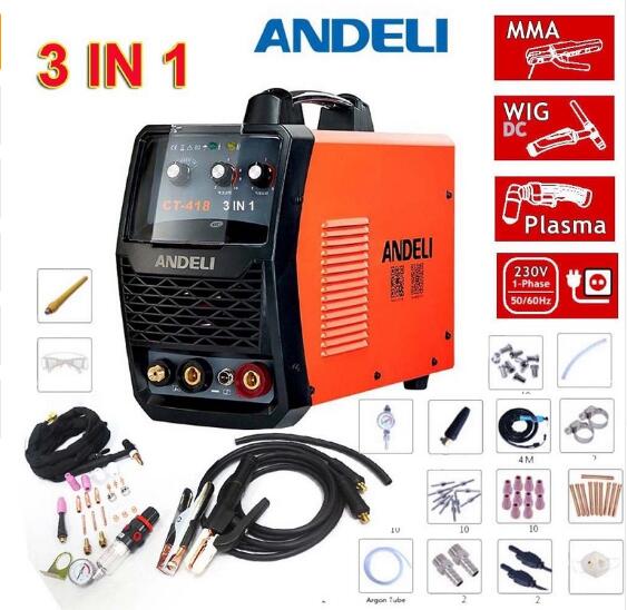 Saldatrice 3 IN 1 CT-418 Displ - Plasma Cutter 3 In 1 Tig Mma recensione e prezzo