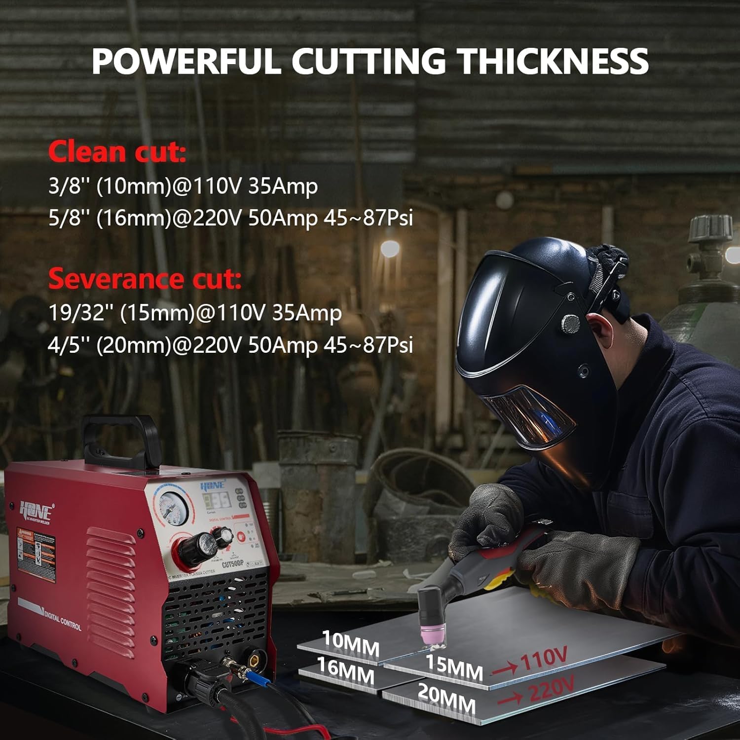 HONE 110 V/220 V Actual 50 A C - Plasma Cutter 50A Inverter recensione e prezzo
