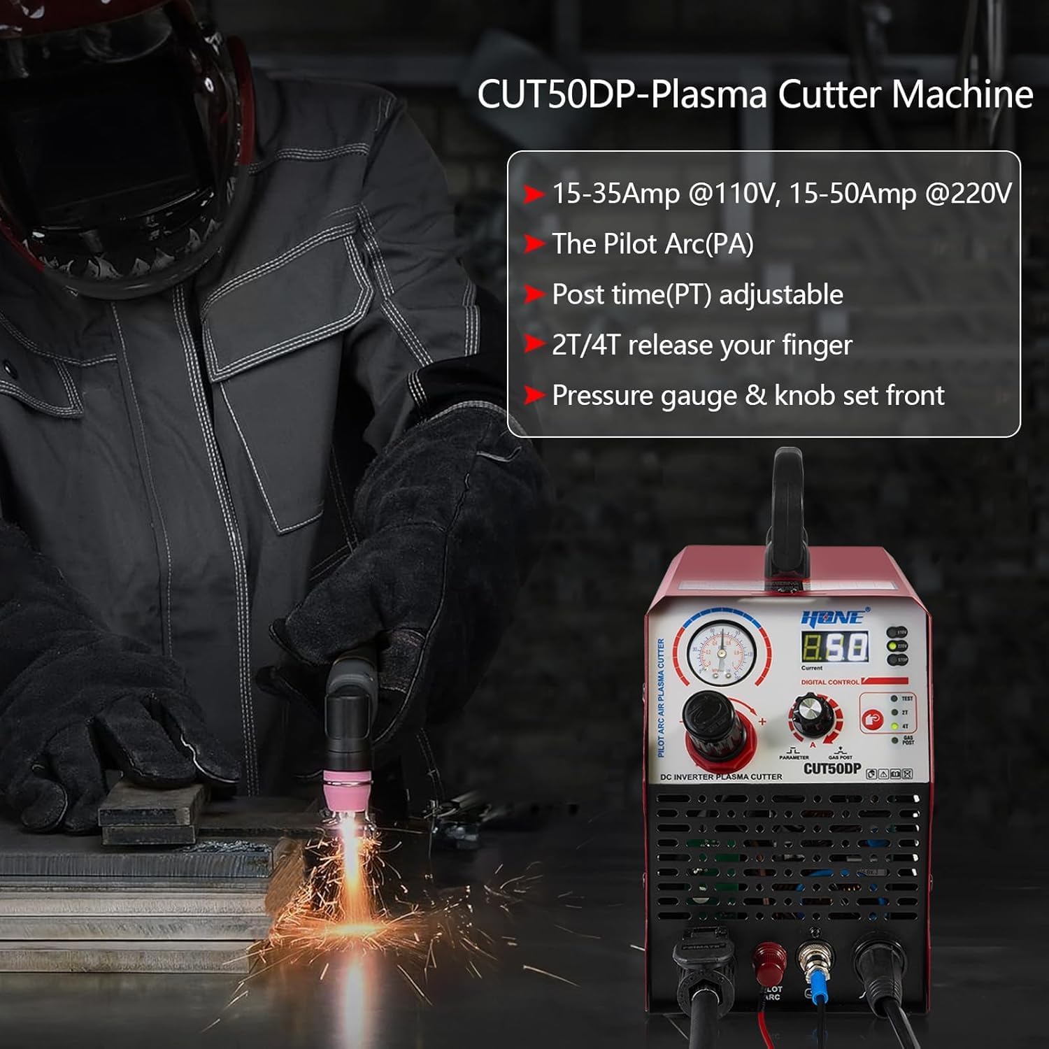 HONE 110 V/220 V Actual 50 A C - Plasma Cutter 50A Inverter recensione e prezzo