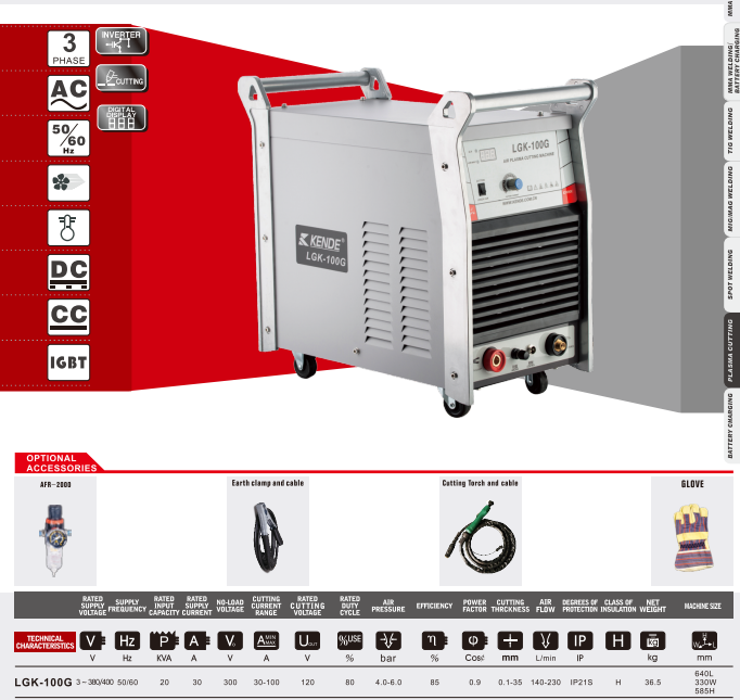 KENDE Macchina da Taglio al Pl - Plasma Cutter 100A Cnc recensione e prezzo