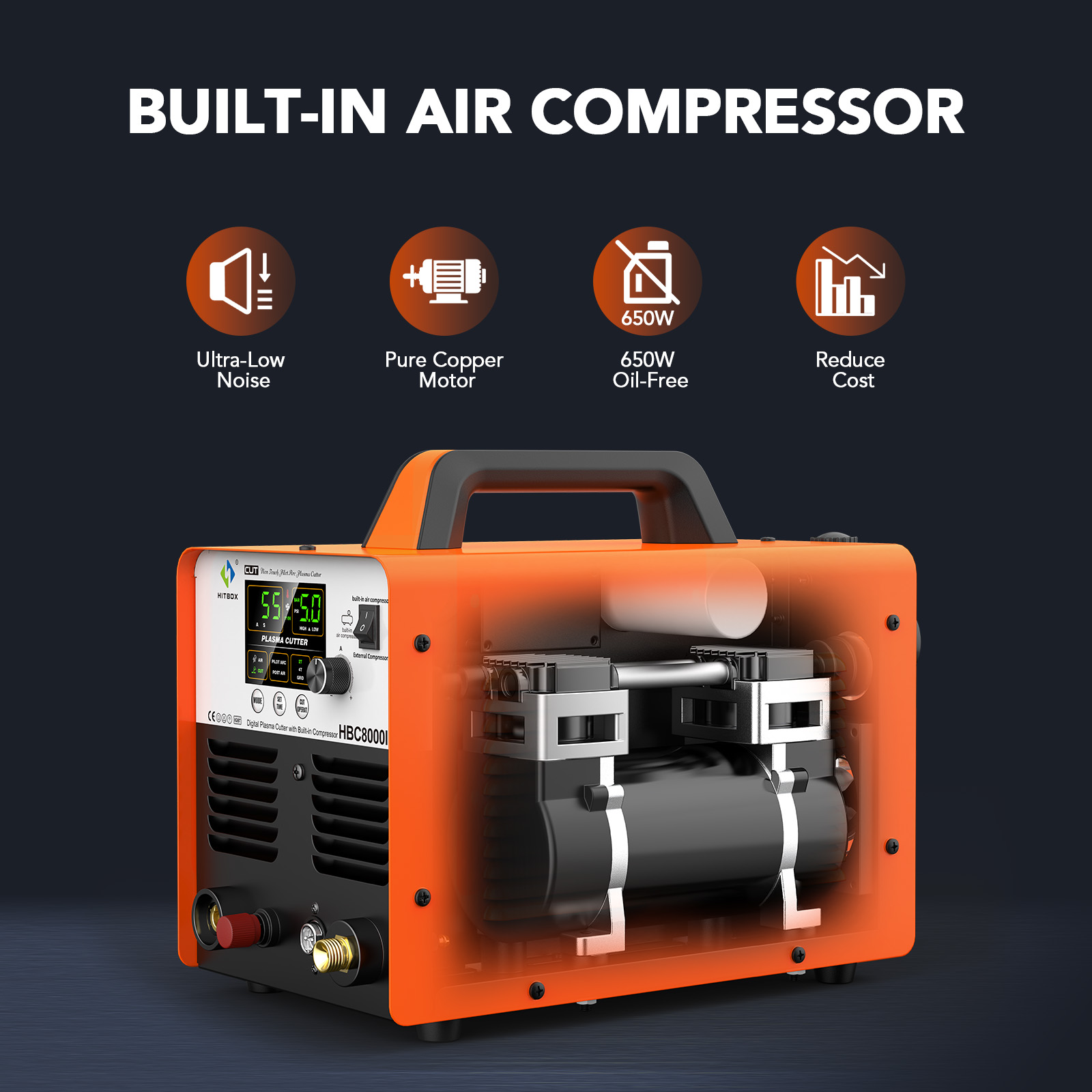Tagliatrice al plasma 50A HBC8 - Plasma Cutter 50A Inverter recensione e prezzo
